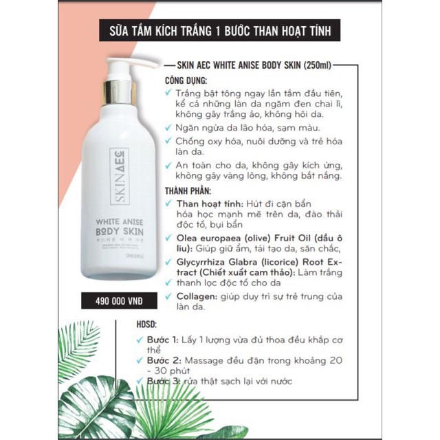 KÍCH Ủ TRẮNG THAN HOẠT TÍNH SKIN AEC | BigBuy360 - bigbuy360.vn