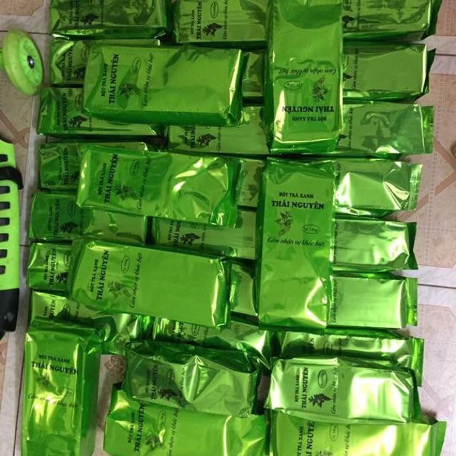 Bột trà xanh thái nguyên bột mịn xanh 1 kg =2 túi 500g