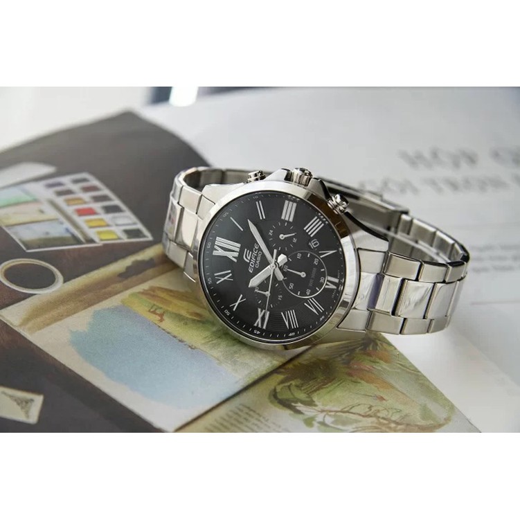 Đồng hồ nam dây kim loại Casio Anh Khuê EFV-500D-1AVUDF