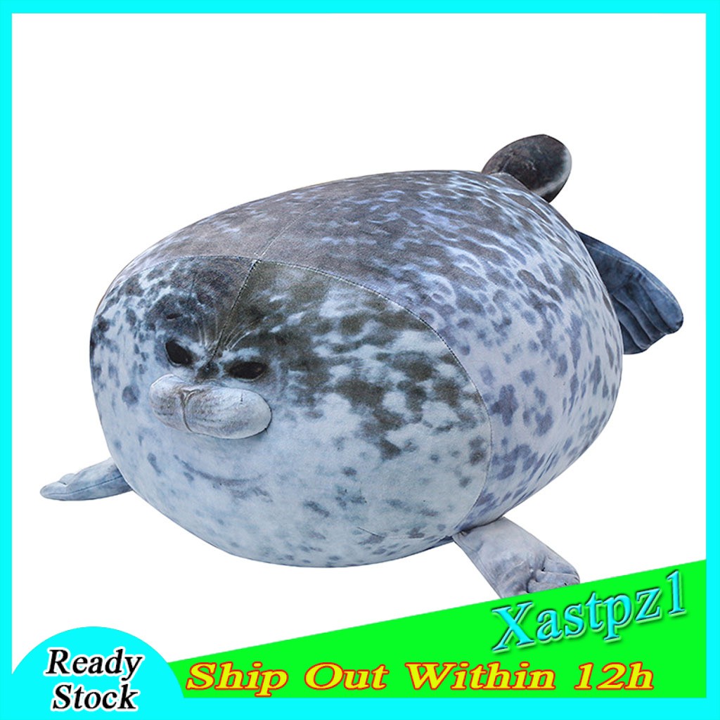 [Ready Stock] Seal Stuffed Jumbo Giant Large Animal Plush Pillow Toy Soft Doll