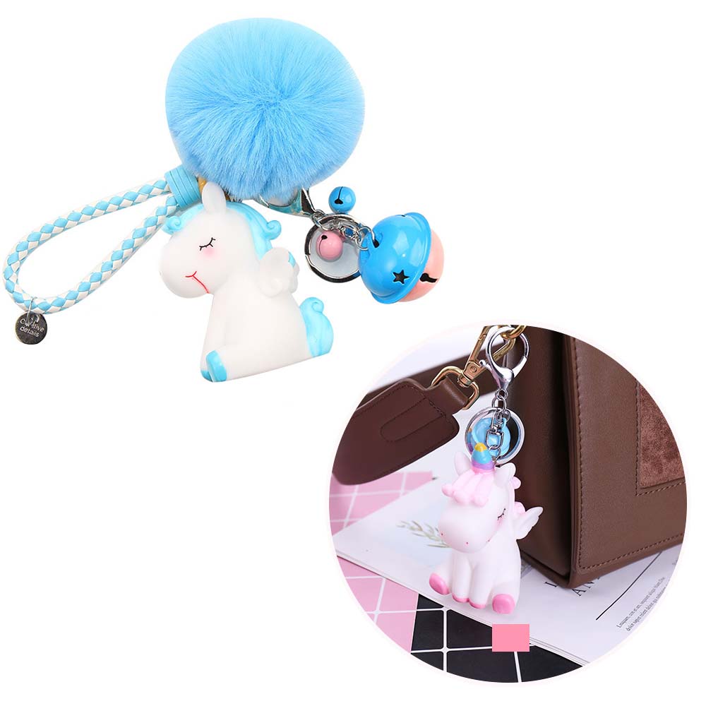 Móc Khóa Hình Ngựa Một Sừng Dễ Thương