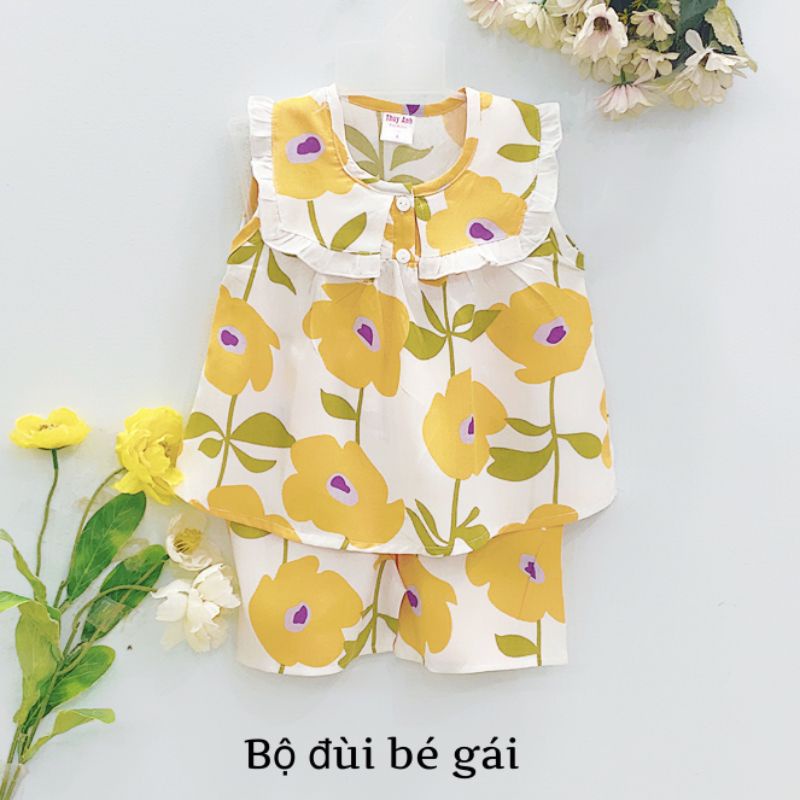 Combo 2 Bộ tole đùi bé gái size M