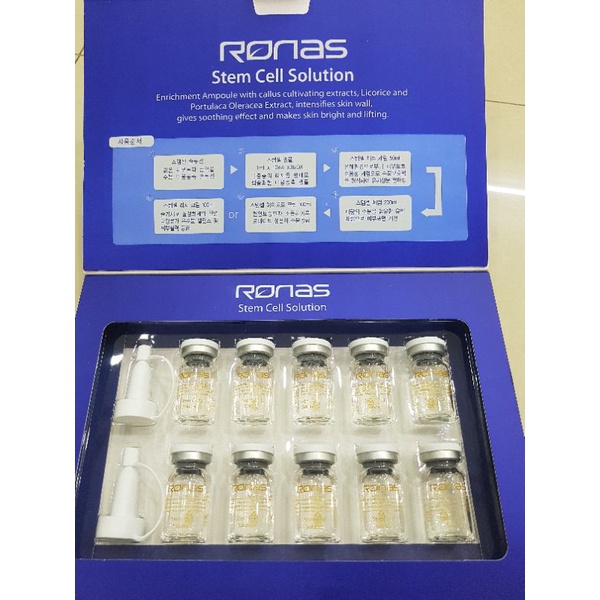 Tế Bào Gốc Trắng Da RONAS - Phục Hồi, Tái Tạo , Hết Thâm Nám