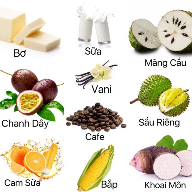 Hương liệu tan trong nước (10ml)(50ml)(100ml)