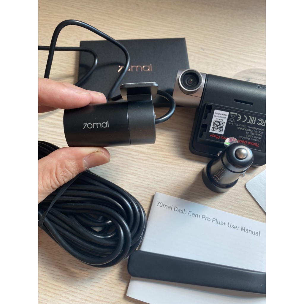 Camera hành trình 70mai Dash cam Pro Plus A500S 1994p, kèm camera sau 1080P, Bản Quốc Tế, hàng chuẩn chính hãng