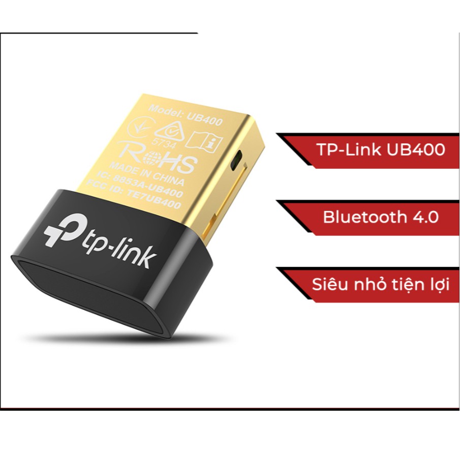 USB Bluetooth TPLink UB400 - Thiết Bị Kết Nối Bluetooth 4.0 Qua Cổng USB - Bảo Hành 1 Năm