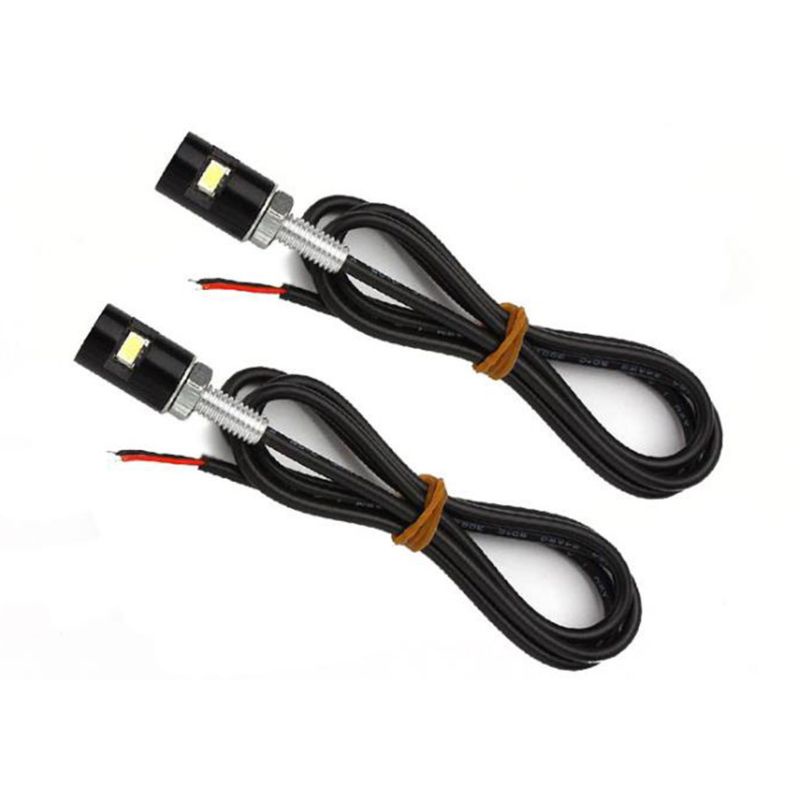 Set 2 Đèn LED 12V Chống Nước Gắn Biển Số Xe Hơi Xe Tải RV