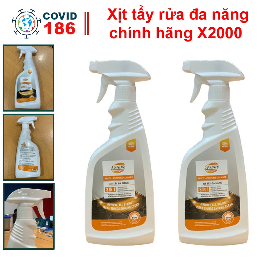 [Dung dịch tẩy rửa đa năng X2000] Bình xịt tẩy rửa đa năng số 1 Nhật Bản tẩy sạch mọi vết bẩn nhà bếp vết rỉ sét