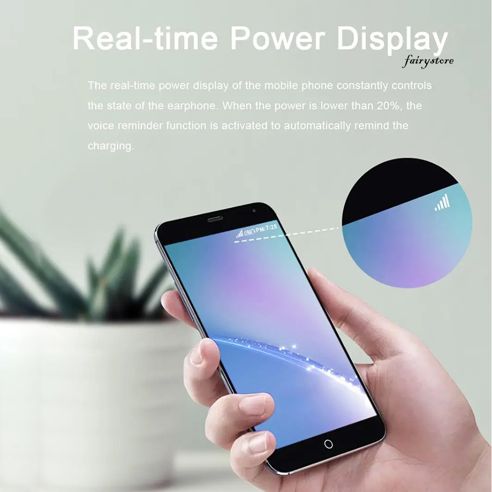 Tai Nghe Bluetooth 5.0 Không Dây Fs + J3 Tws Chống Thấm Nước