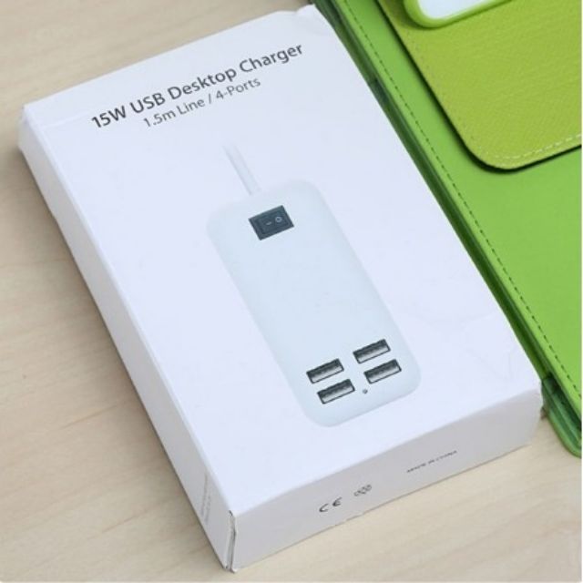 [SIÊU RẺ] Ổ Cắm USB 15W - 4 Cổng USB