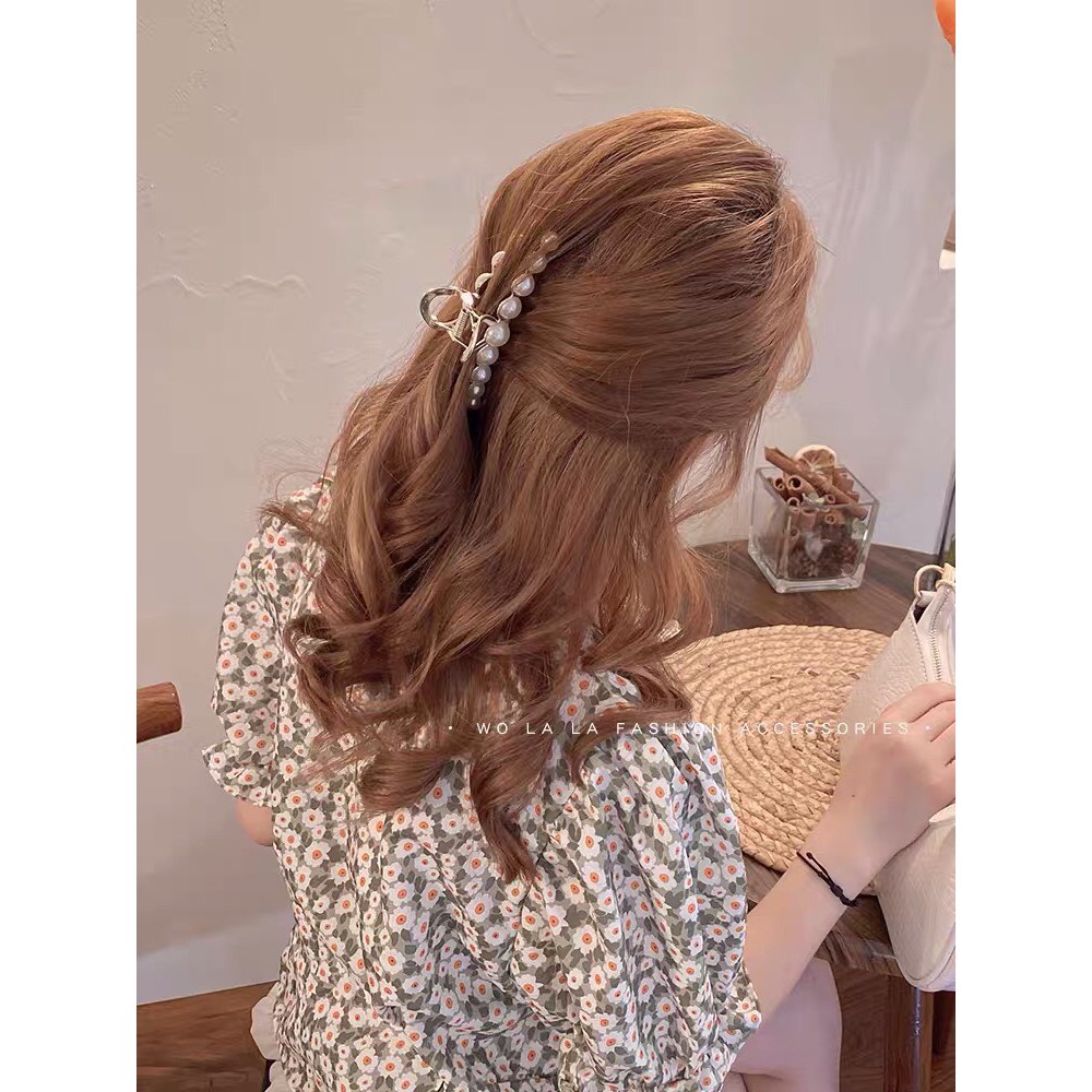Kẹp tóc Hàn Quốc kẹp tóc kim loại Miituu cặp búi tóc càng cua sang chảnh xinh xắn cho nữ hottrend KD11cm