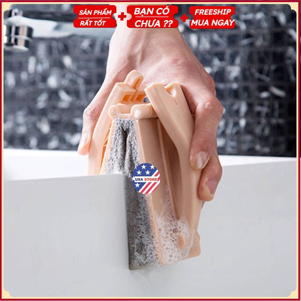 Chổi Cọ Tay Cầm Gập Đến 90 Độ (Lau 2 Chiều)