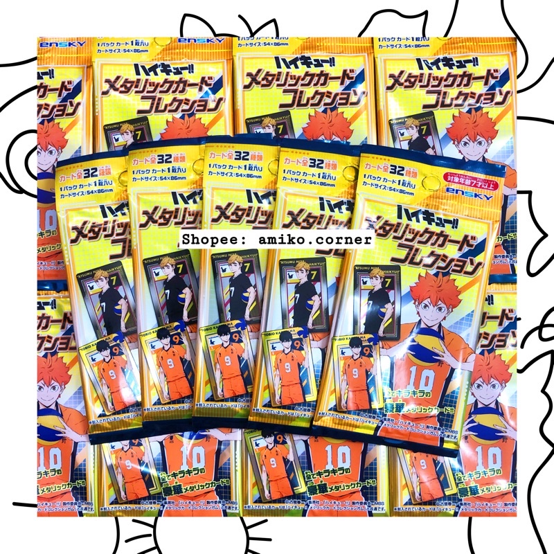 [Hàng có sẵn] Pack card random Haikyuu hàng chính hãng