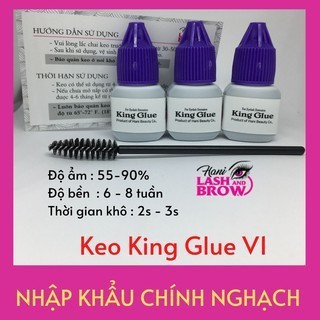 Keo Nối Mi Hani King Glue Ver 1 (5ml) - Keo Cho Thợ Mới Ra Nghề - Thời Tiết Nóng Ẩm - Khô Chậm (3s)