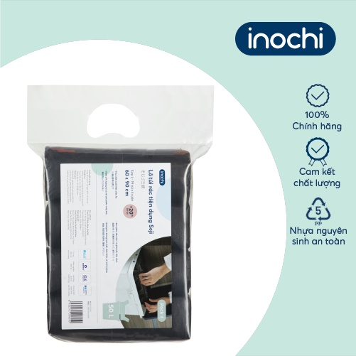 Lô túi rác tiện dụng Inochi - Soji 4 x 50L(có quai cầm)