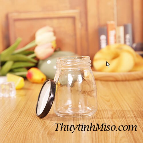 Bộ 12 Hũ thủy tinh yaourt nắp vặn 100ml YV100