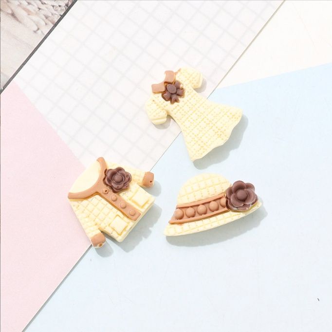 Sticker jibbitz gắn dép sục Crocs hình mũ áo dễ thương cho bạn gái
