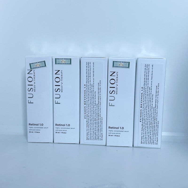 Kem dưỡng trẻ hóa da giảm mụn nám Retinol 1% Fusion Meso