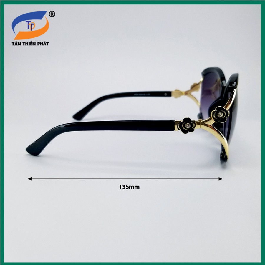 Mắt kính nữ thời trang chống nắng, chống tia UV 858. Gọng kính ôm mặt, không kén size. Tròng oval ôm mắt, râm và dịu mắt | BigBuy360 - bigbuy360.vn