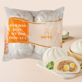 Bánh Bao Nhân Thịt Heo Trứng Cút THỌ PHÁT FOOD 600g (2 trứng cút)