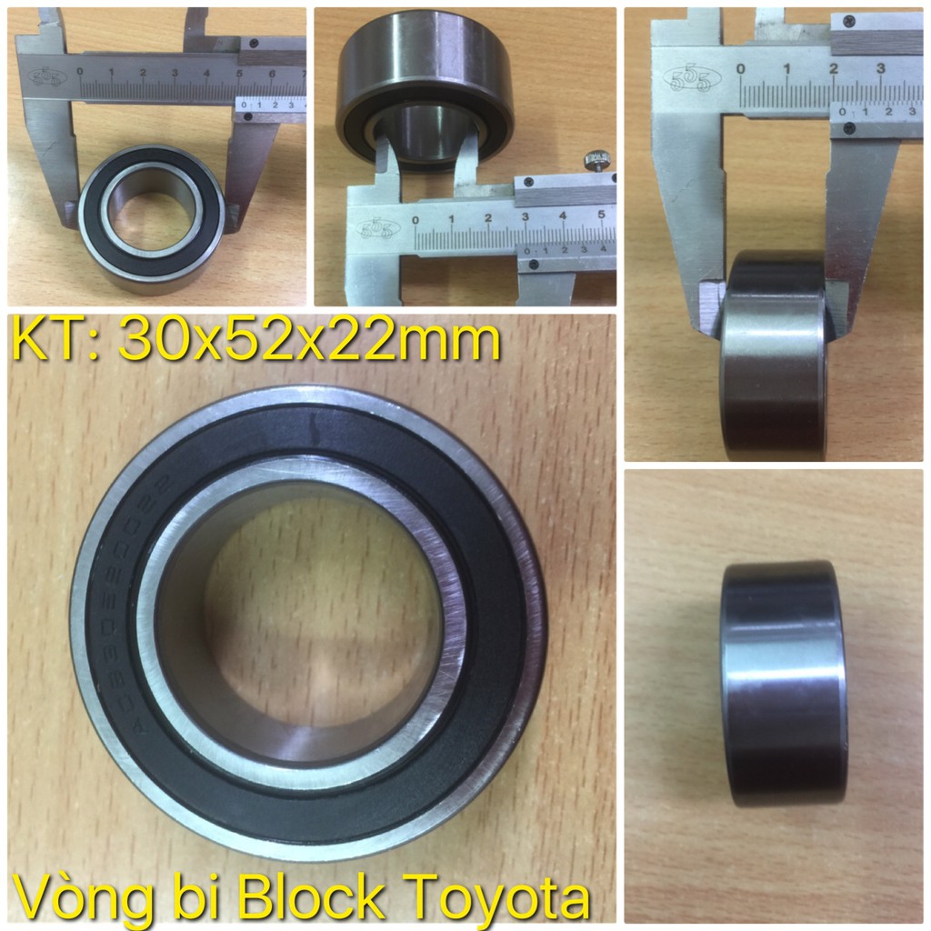 Vòng bi của Block xe Toyota - Kích thước:30x52x22mm