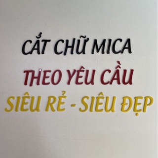 Cắt Mica theo yêu cầu