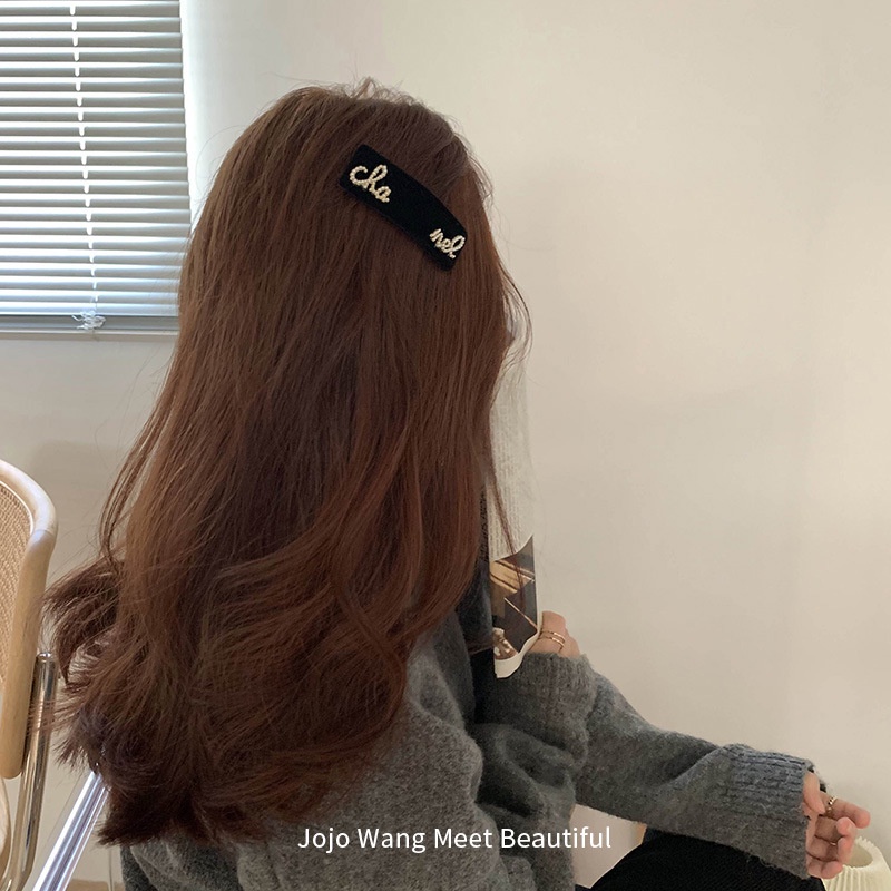 Kẹp tóc đính ngọc trai giả phong cách Hàn Quốc cho nữ