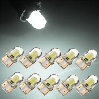 Bộ 10 bóng đèn soi biển số xe T10 194 168 W5W COB 4 SMD LED CANBUS