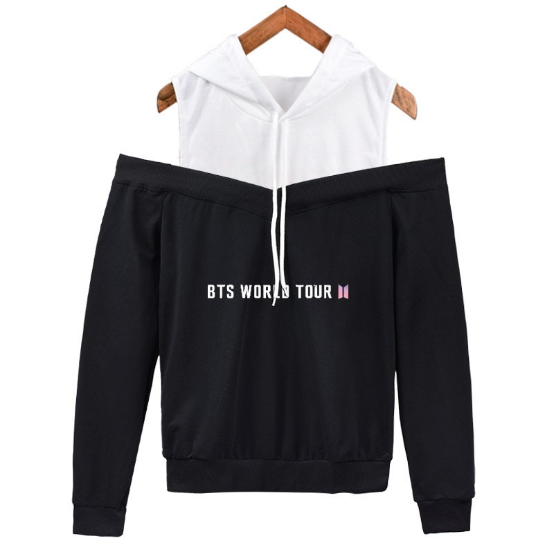 Áo Sweater Có Mũ Trùm Đầu Phong Cách Nhóm Nhạc Bts Mới