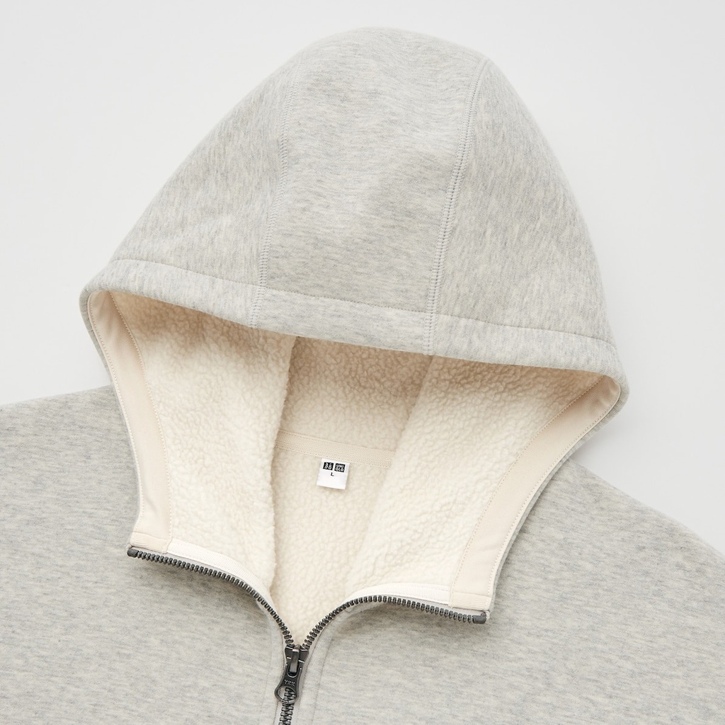 [Auth Uniqlo] Áo khoác nỉ lót lông cừu Nam Uniqlo - Nhật Bản