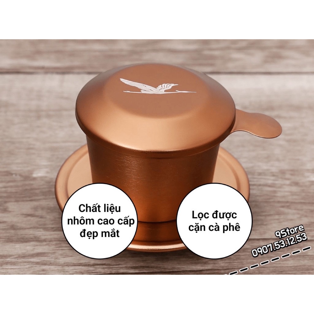 Phin Cafe Kim Hằng Nhôm Cao Cấp KHG 8036