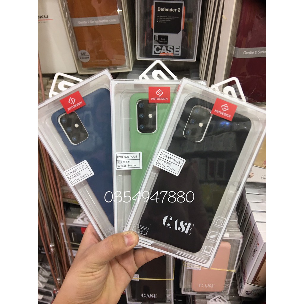 Ốp lưng dẻo màu Galaxy S20 Plus/ S20+ hiệu KT Desing chống bám bẩn, chống nước