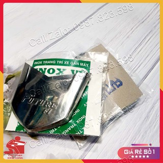 Ốp  Mỏ Dè Trước Sau Xe Future Fi ( Xi inox Trắng)