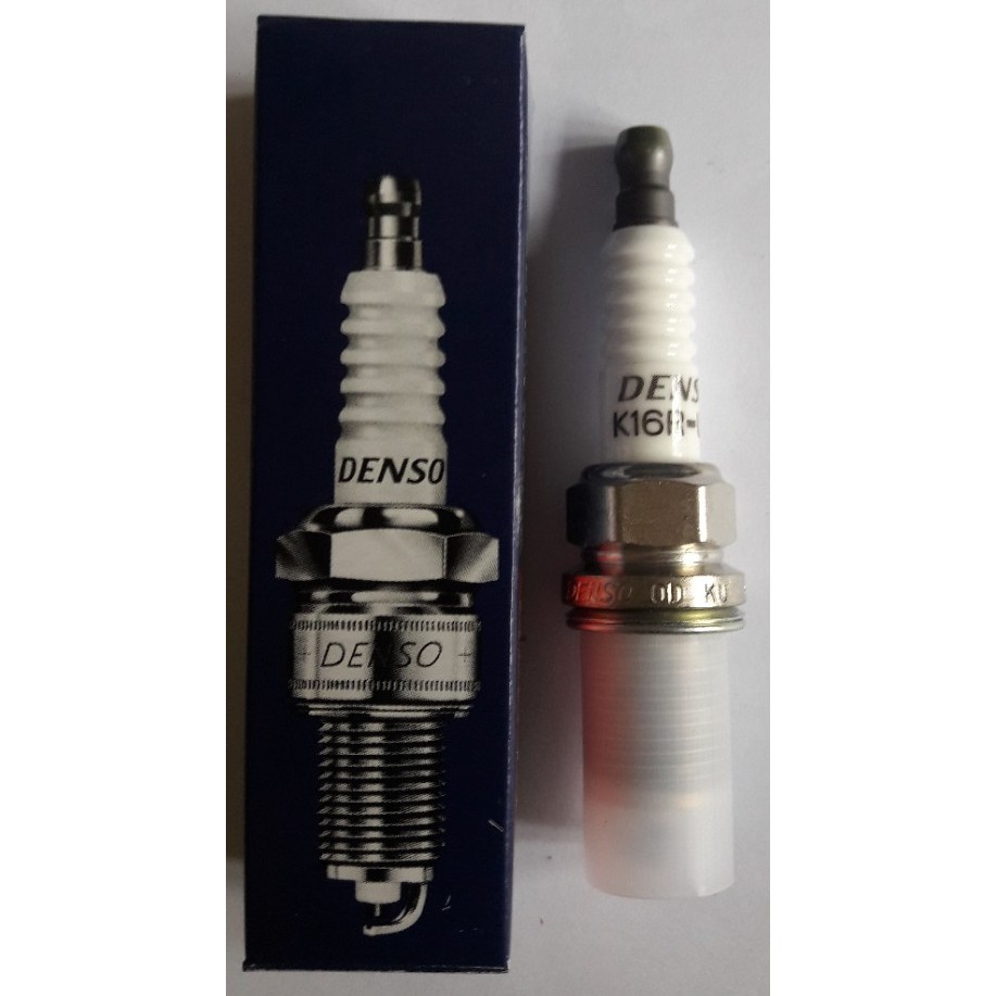 Bugi DENSO chính hãng K16RU11 Giác 16 chân 14 -Lắp chung Cho Xe Vios, Yaris, Altis cũ, Matiz.