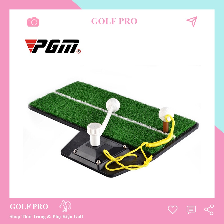 Thảm Putting golf 360 độ nhập khẩu PGM tập Swing tại nhà chỉnh tư thế lưng TT009