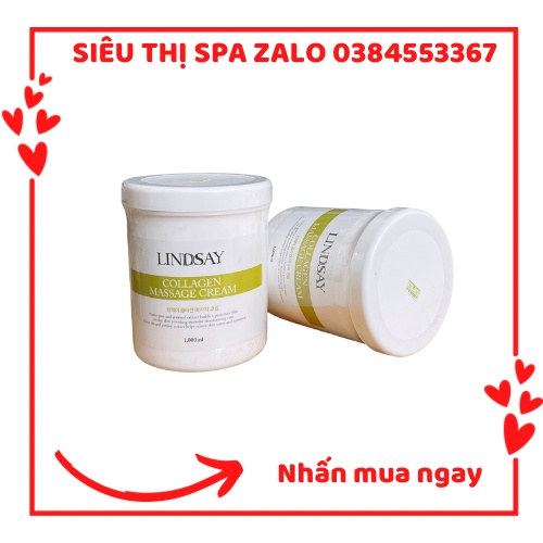 Kem massage Lindsay Hàn Quốc hũ 1000g
