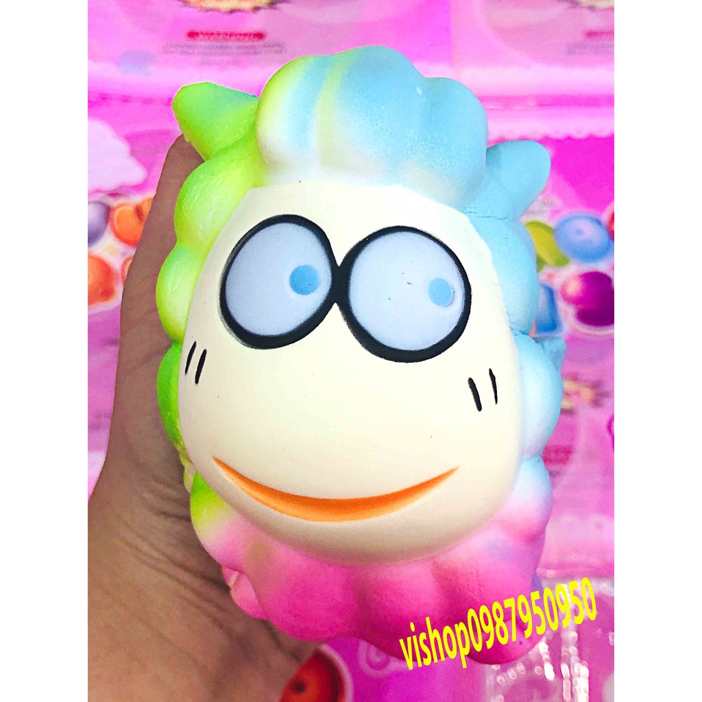 Squishy Búp Bê Cừu Già Tri Thức Độc Đáo Đẹp