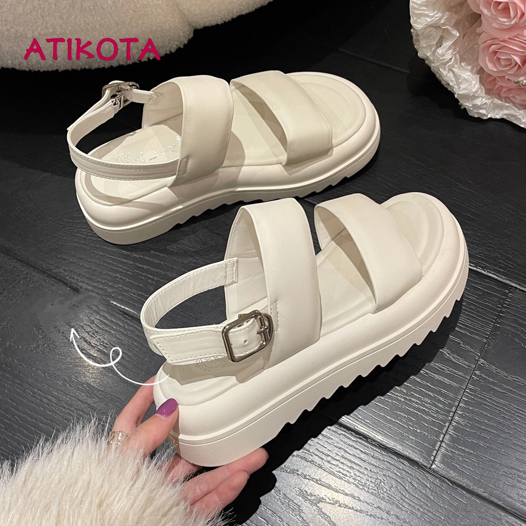Giày sandal ATIKOTA thể thao hở ngón đế dày mềm mại thoải mái thời trang cho nữ