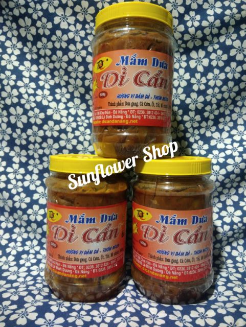 Mắm dưa Dì Cẩn 500g