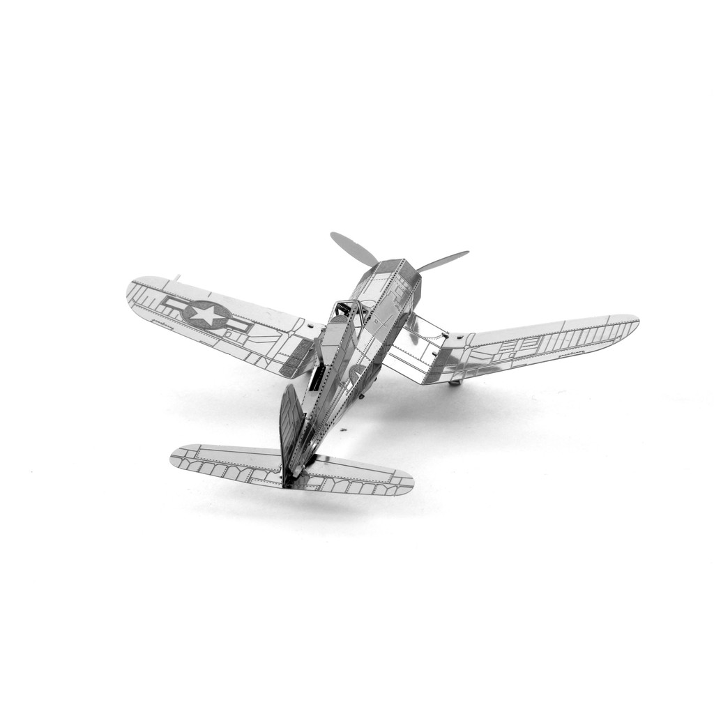 Mô Hình Lắp Ghép kim Loại 3D Máy Bay Vought F4U Corsair