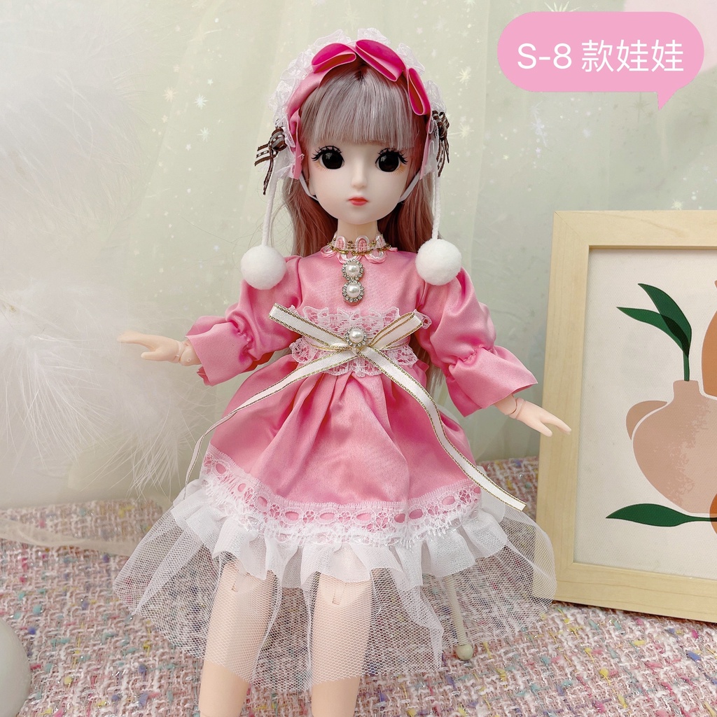 Búp Bê Công Chúa Barbie 3D 23 Khớp Cử Động 1/6 Dành Cho Trẻ Nhỏ