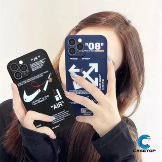 Ốp điện thoại TPU logo Off-White thích hợp cho IPHONE 7 PLUS IPHONE 11 12 13 PRO MAX 6 6S 7 8 PLUS X XR XS MAX