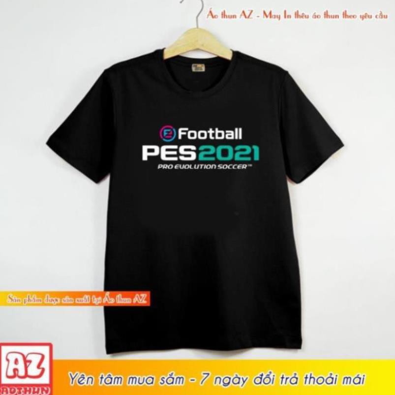 HOT SALE- Áo thun Football Pes 2021 màu đen mẫu mới - Áo bóng đá M2807 xịn * ་  ྇