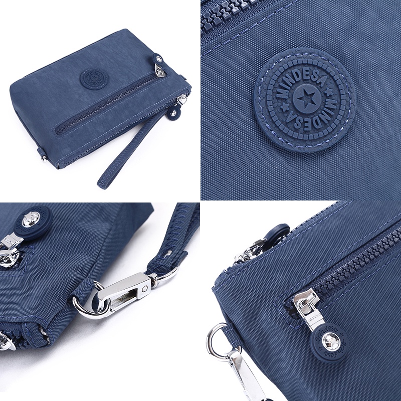 Túi Đeo Chéo Vai Mini Mindesa-2022 Bằng Nylon Chống Thấm Nước-8126