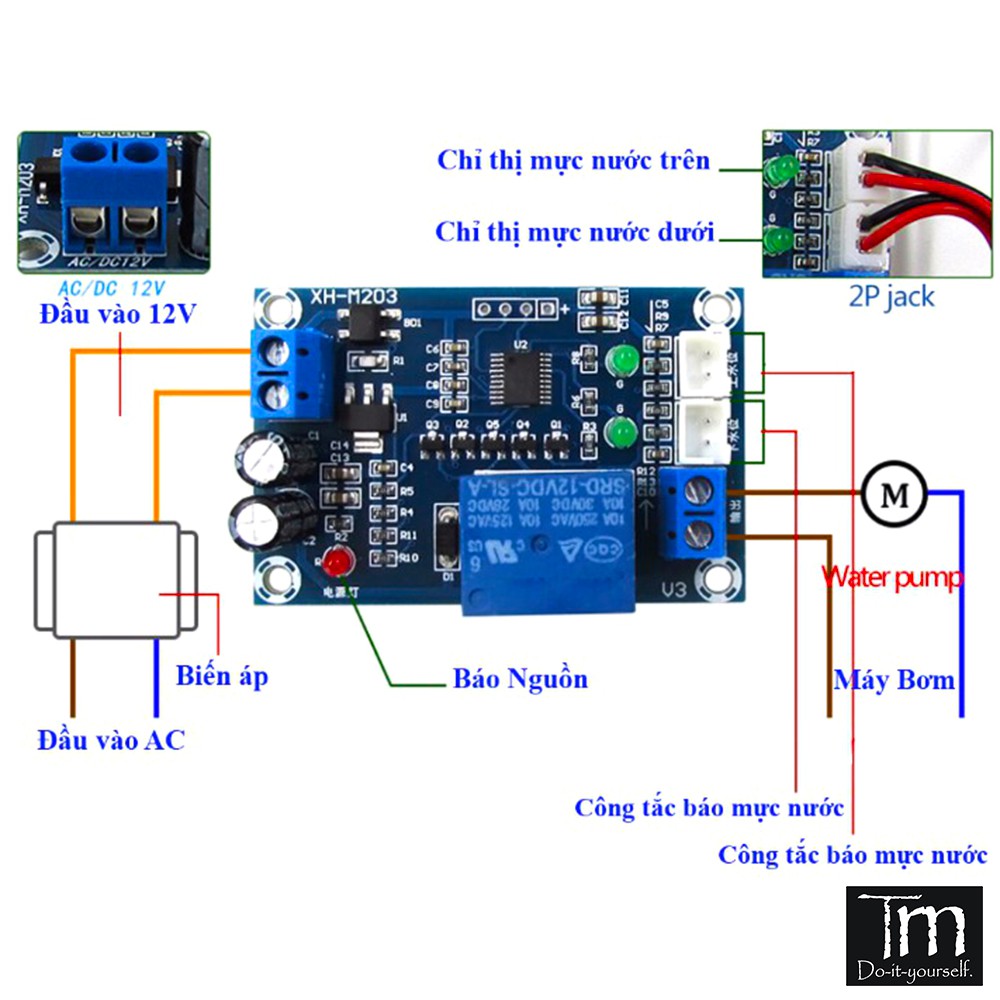 Module Điều Khiển Mực Nước Tự Động XH-M203