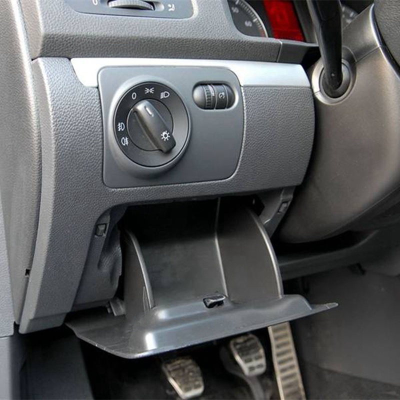 [Ada _ Caroline] Hộp đựng đồ màu đen bên tài xế LHD Hộp đựng găng tay Ngăn kéo Hộp đựng rác cho Golf