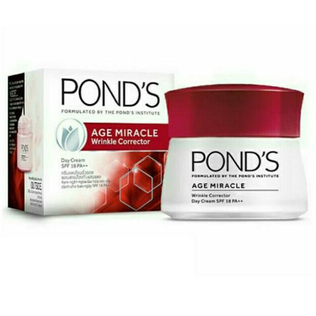 Kem Dưỡng Da Chống Lão Hóa Ponds Age Miracle Ban Ngày/ Ban Đêm 50gr Thái Lan