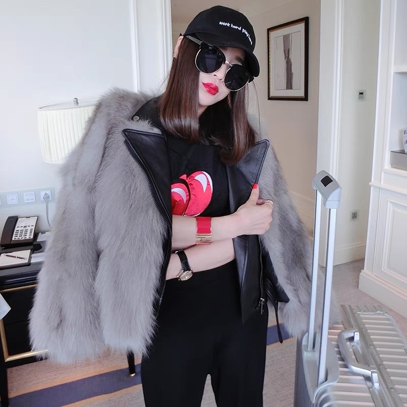 𝐎𝐑𝐃𝐄𝐑. Áo Lông Cổ Da Siêu Mượt