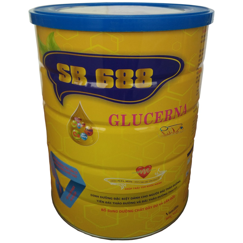 Sữa bột SB688 GLUCERNA 900g