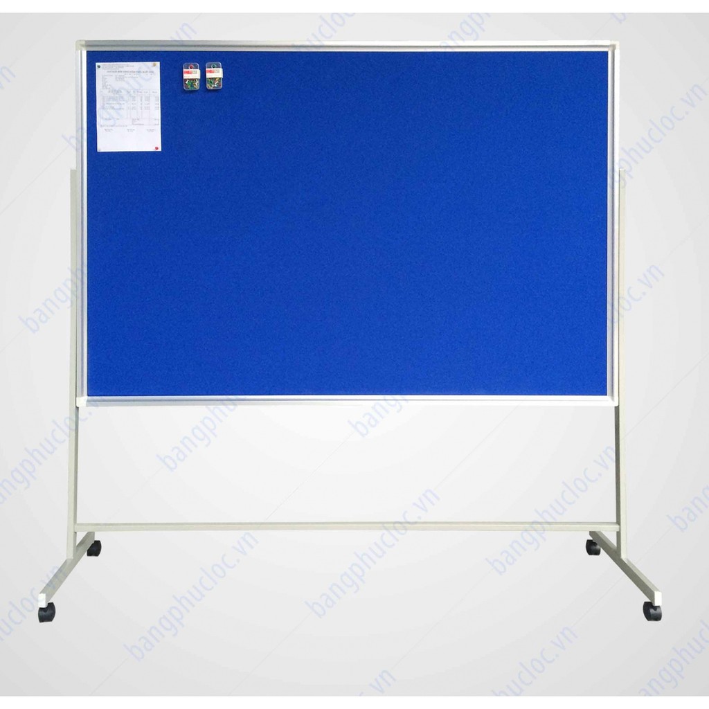 BẢNG GHIM DI ĐỘNG 2 MẶT LẬT DB HÀN QUỐC KÍCH THƯỚC 80 X 120cm TẶNG KÈM 1 HỘP GHIM NGŨ SẮC